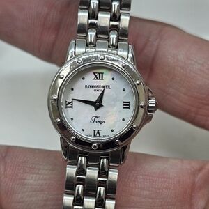 Raymond Weil Silver and White Tango Watch